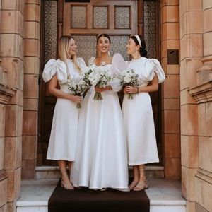 ROTATE Birger Christensen Dawn Midi Dress